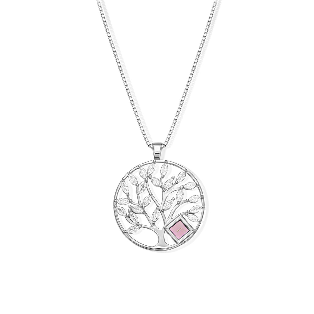 Rooted pendant — Silver colour