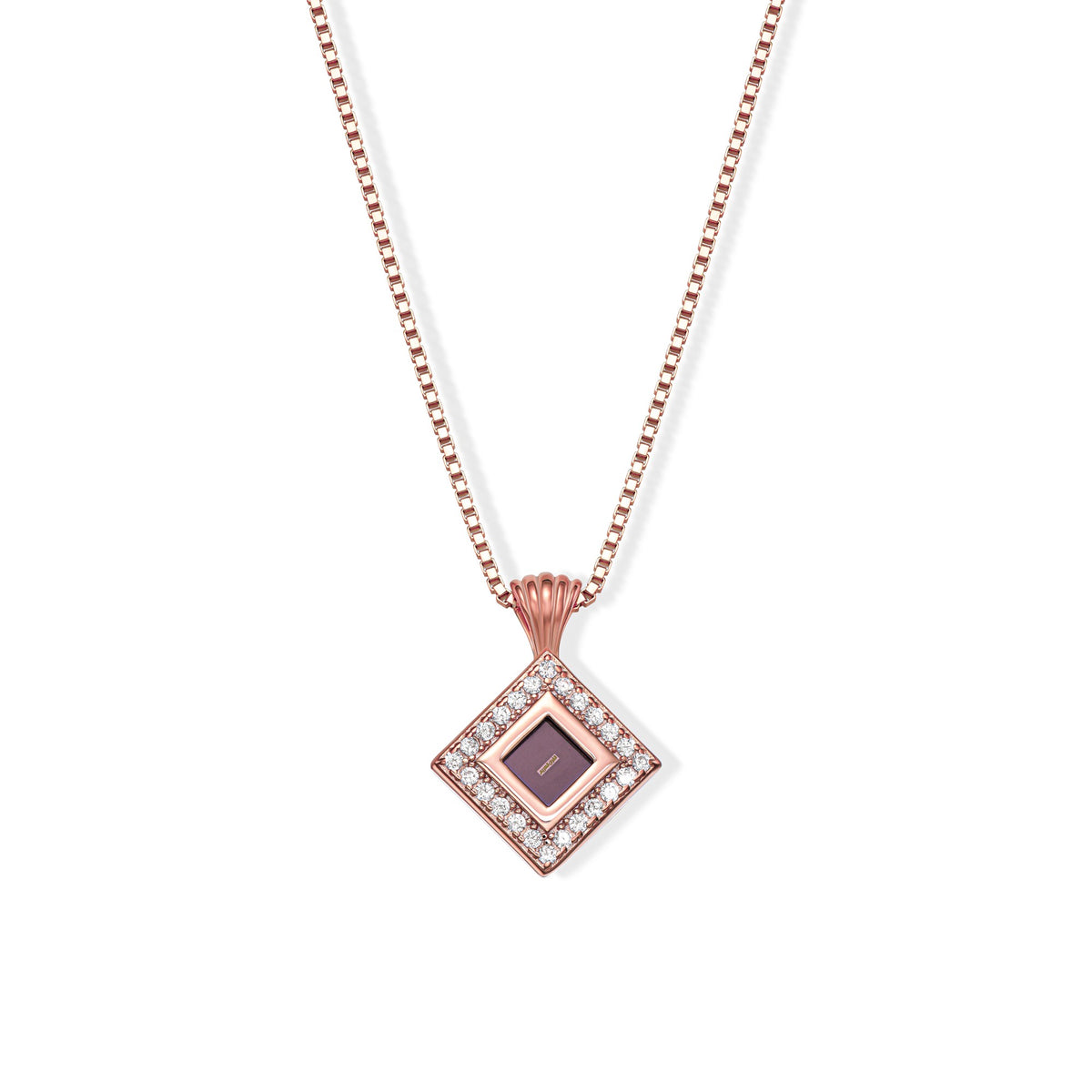 Noor pendant — Rose Gold colour