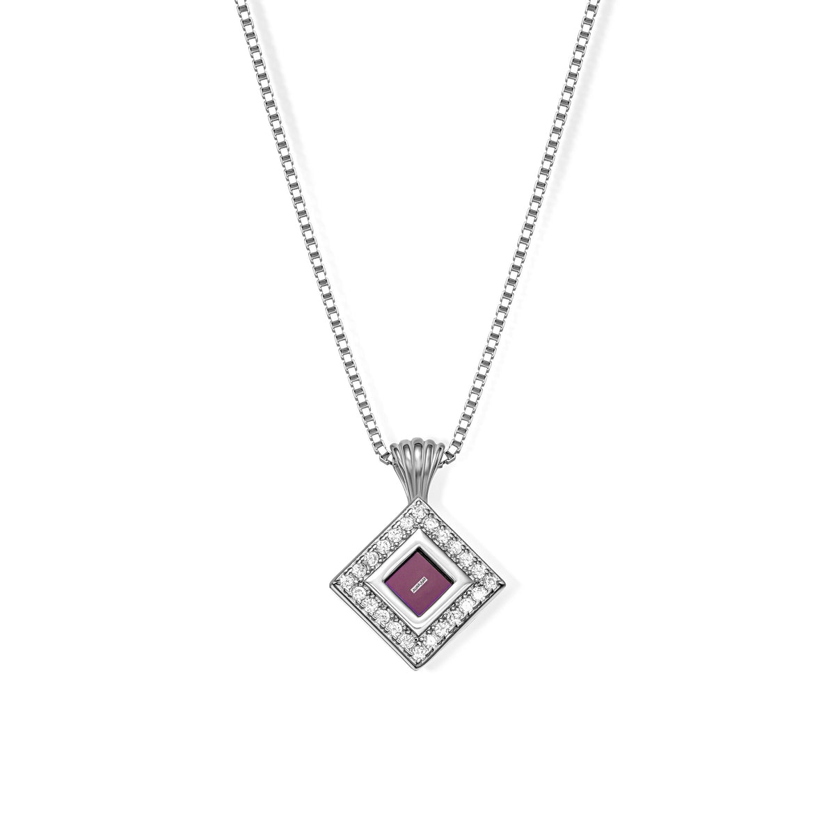 Noor pendant — Silver colour